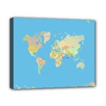 globe Map Canvas 10  x 8  (Stretched)