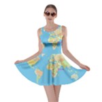 globe Map Skater Dress