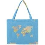 globe Map Mini Tote Bag