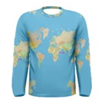 globe Map Men s Long Sleeve T-shirt