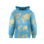 globe Map Kid s Pullover Hoodie