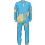 globe Map OnePiece Jumpsuit (Men)