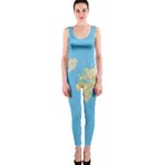 globe Map OnePiece Catsuit