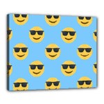 sunglasses Emoji Canvas 20  x 16  (Stretched)