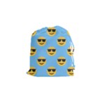 sunglasses Emoji Drawstring Pouch (Small)