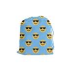 sunglasses Emoji Drawstring Pouch (Medium)