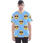 sunglasses Emoji Men s Sport Mesh Tee