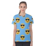 sunglasses Emoji Women s Cotton Tee