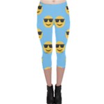 sunglasses Emoji Capri Leggings 