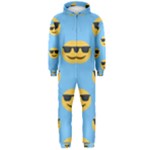 sunglasses Emoji Hooded Jumpsuit (Men)