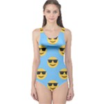 sunglasses Emoji One Piece Swimsuit