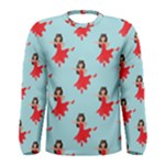 salsa flamenco Emoji Men s Long Sleeve T-shirt