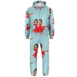 salsa flamenco Emoji Hooded Jumpsuit (Men)