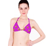 twin Emoji  Bikini Top