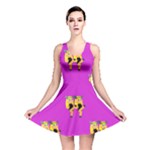 twin Emoji  Reversible Skater Dress