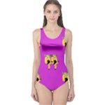 twin Emoji  One Piece Swimsuit