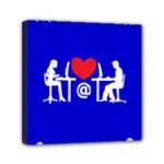 Online Dating Mini Canvas 6  x 6  (Stretched)