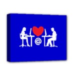 Online Dating Deluxe Canvas 14  x 11  (Stretched)