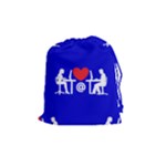 Online Dating Drawstring Pouch (Medium)