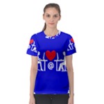 Online Dating Women s Sport Mesh Tee