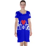 Online Dating Short Sleeve Nightdress