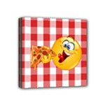 pizza Emoji  Mini Canvas 4  x 4  (Stretched)