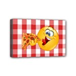 pizza Emoji  Mini Canvas 6  x 4  (Stretched)