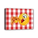 pizza Emoji  Mini Canvas 7  x 5  (Stretched)