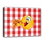 pizza Emoji  Canvas 16  x 12  (Stretched)