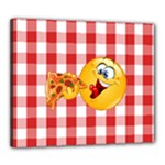 pizza Emoji  Canvas 24  x 20  (Stretched)