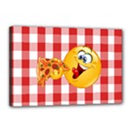 pizza Emoji  Canvas 18  x 12  (Stretched)