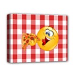 pizza Emoji  Deluxe Canvas 14  x 11  (Stretched)