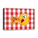 pizza Emoji  Deluxe Canvas 18  x 12  (Stretched)