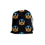 scream Emojis Drawstring Pouch (Medium)