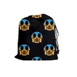 scream Emojis Drawstring Pouch (Large)