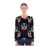 scream Emojis Women s Long Sleeve T-shirt