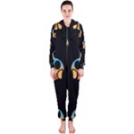 scream Emojis Hooded Jumpsuit (Ladies)