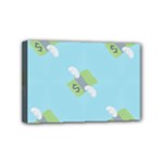 winged money Emoji  Mini Canvas 6  x 4  (Stretched)