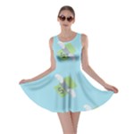 winged money Emoji  Skater Dress