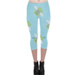 winged money Emoji  Capri Leggings 