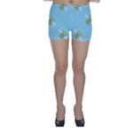 winged money Emoji  Skinny Shorts