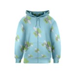 winged money Emoji  Kids Zipper Hoodie