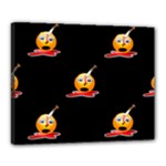 bloody Emoji Canvas 20  x 16  (Stretched)