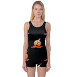 bloody Emoji One Piece Boyleg Swimsuit