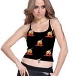 bloody Emoji Spaghetti Strap Bra Top