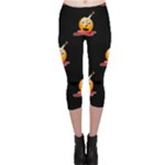 bloody Emoji Capri Leggings 