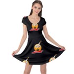 bloody Emoji Cap Sleeve Dress