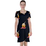 bloody Emoji Short Sleeve Nightdress