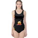 bloody Emoji One Piece Swimsuit