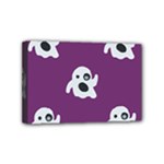 ghost Emoji  Mini Canvas 6  x 4  (Stretched)